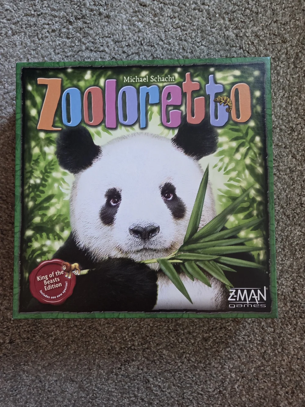 Zooloretto Board Game - King Of The Beasts Version With Lions!